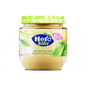 HERO BABY RICE & ZUCCHINI JAR 125 GM